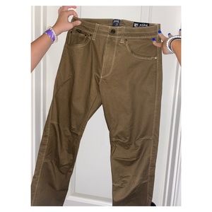 kuhl mens free rider pants dark khaki